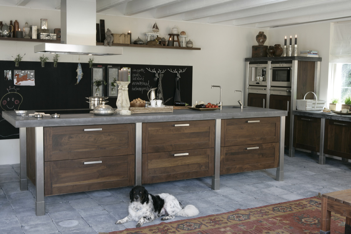 Massief houten keuken